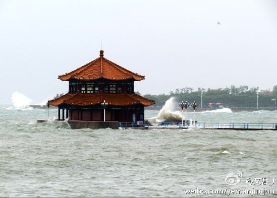 青岛8200人抗台风抢险