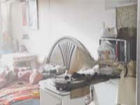 四川路一小区今早起火 消防通道不畅藏隐患