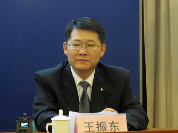“青岛海域浒苔情况”新闻发布会 王振东