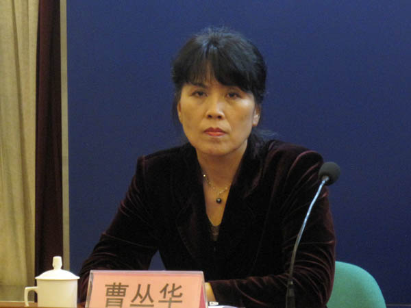 “青岛海域浒苔情况”新闻发布会 曹丛华