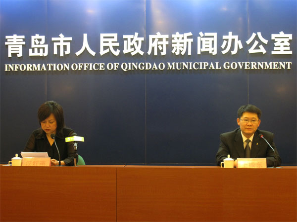“2011年青岛市环境状况公报”新闻发布会现场