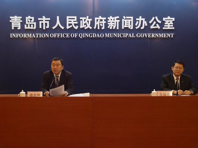 我市加大教育投入,改善办学条件进展情况新闻发布会现场
