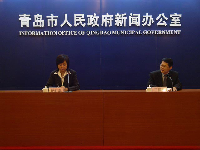 2011年全市环境保护重点工作情况新闻发布会现场