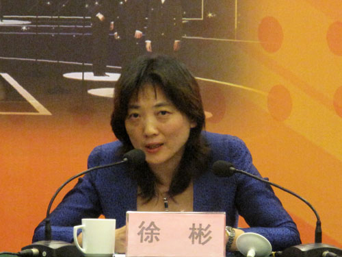 “双星杯2011国际大学群英辩论会”新闻发布会 徐彬