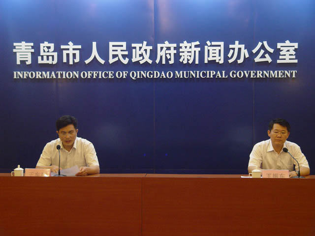 “2011年上半年全市经济运行情况”新闻发布会现场