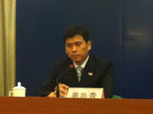 全市防汛准备工作情况新闻发布会 姜鲁青