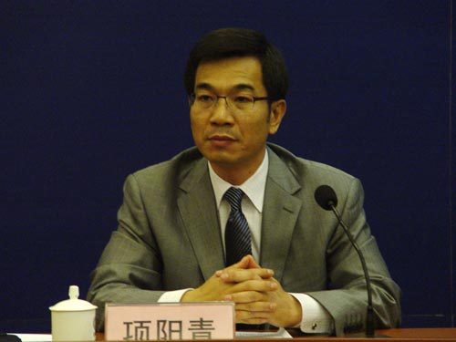 2011中国青岛国际时装周暨青岛名优产品交易会等筹备情况发布会 项阳青