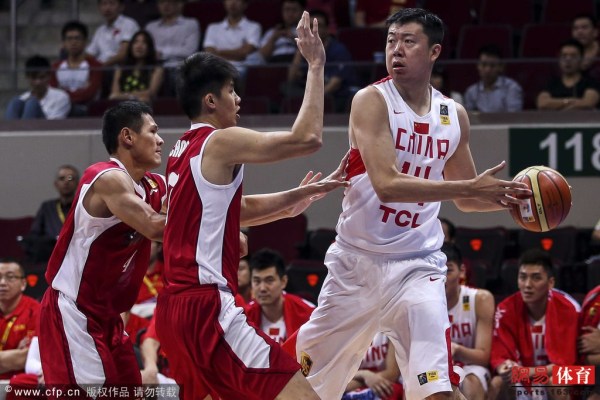 男篮113-22狂屠马来西亚91分 大郅砍下17分_