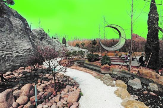 中华园：黄河水景展现美丽富饶