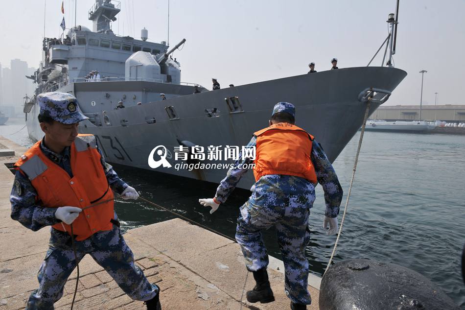 独家高清: 法国海军 牧月号护卫舰今起 访问青岛 