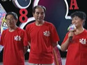 第一局：鞠家队0：2老姊妹队