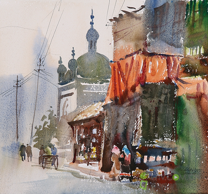 梁修熙 彩“话”青岛 