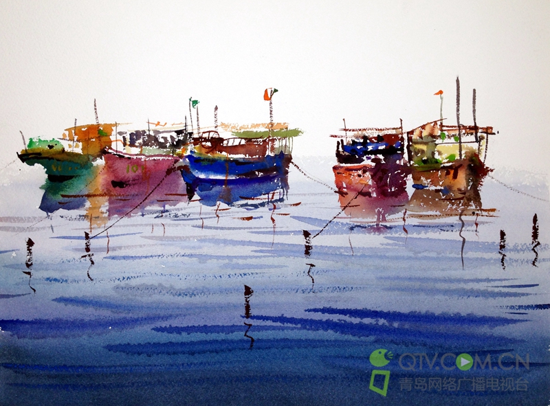 梁修熙 彩“话”青岛 