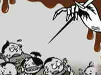 家门口的河遭污染 整天臭气熏天