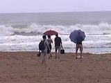 受“灿鸿”影响 岛城各大浴场基本都已关闭