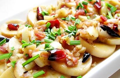 蒜香杏鲍菇:肉香肥厚味道鲜