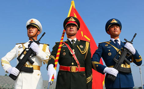 走进胜利日大阅兵徒步方队