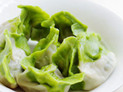 绝对美味：造型独特的翡翠白菜水饺