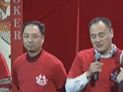 第一局：平常队4：0快乐一家队