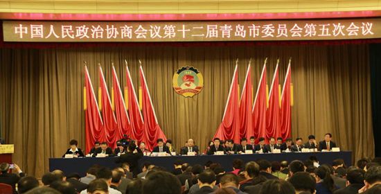 市政协十二届五次会议举行大会发言