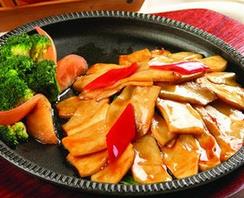 绝对美味：翡翠煎酿杏鲍菇