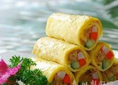 绝对美味：海鲜沙律鸡蛋卷
