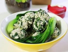 绝对美味：荠菜豆腐丸子汤