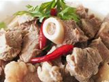 绝对美味：四红一椒炖羊肉