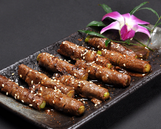 绝对美味：黑椒牛肉卷