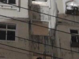 楼顶阁楼闪爆  居民紧急疏散
