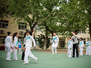 市北特色课堂：青岛洛阳路第二小学花样跳绳