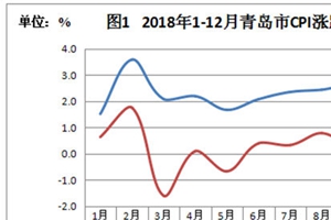 2018年青岛CPI上涨2.1% 鲜菜、汽油价格上涨拉动最大