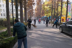 后桃林社区春节前环境整治