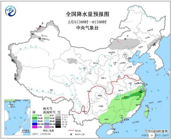 春节假期中东部气温起伏大，今晚岛城有小雨来扰