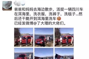 游客洱海边洗车、烧烤，处罚来了！