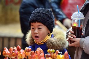 春节假期后的劈柴院热闹依旧 处处年味儿浓