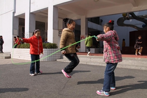 基隆路小学的孩子们寒假这么运动！