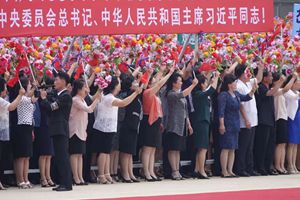 习近平总书记历史性访朝 欢迎场面超震撼！