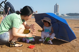 青岛市气象台：暑期来临，上山要防雨、下海要防晒！