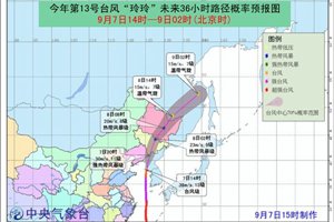 台风“玲玲”逐渐北上远离岛城，未来三天晴好天气为主