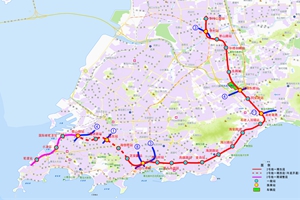 地铁2号线延长段今日开工 设3站连接邮轮母港