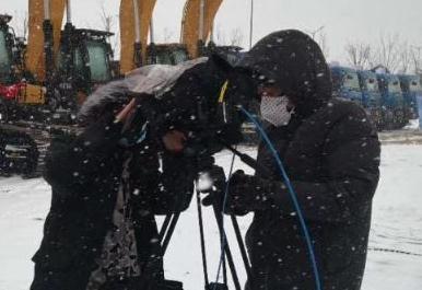 顶风冒雪！广电人永远冲在第一线