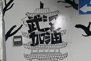 “海蛎子”的母校…东北医生涂鸦雷神山，老有才了！