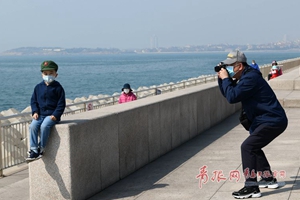 奥帆景区开放首日：游客有序游览不扎堆