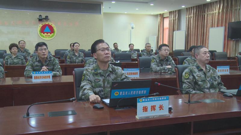 人防办青岛市人防办举行“青防—2020”重要经济目标防空袭演练