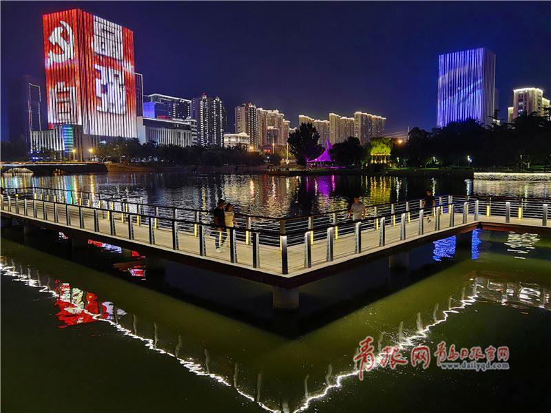 墨水河夏夜，来墨水河欣赏光影世界