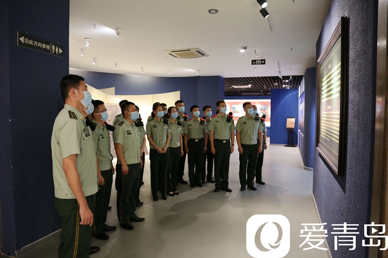 海警局峥嵘岁月 党在我心！青岛海警局组织开展党性教育