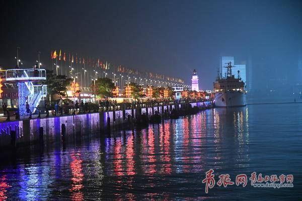 夜景|秀色可餐！这样的奥帆夏夜 你沉醉了没