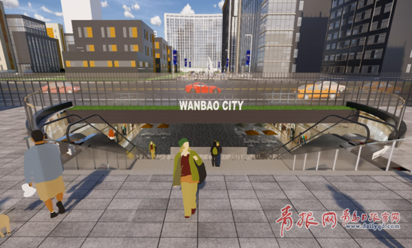 台东商圈|威海路地下工程26日启动 台东商圈新添地下空间综合体