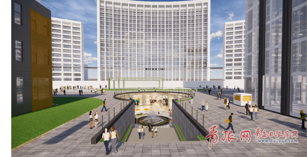 台东商圈|威海路地下工程26日启动 台东商圈新添地下空间综合体